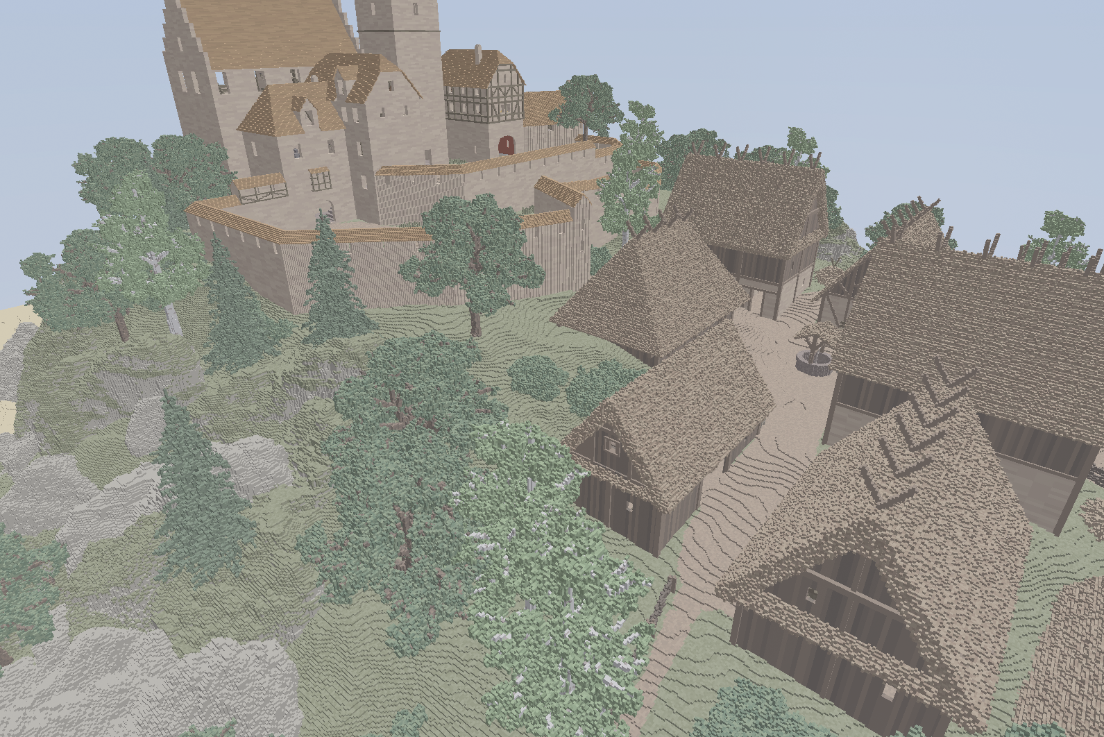 castle.vox as the shader actually paints it